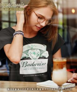 Budweiser Vintage Green Label Shirt 6 Budweiser Vintage Green Label Women TShirt