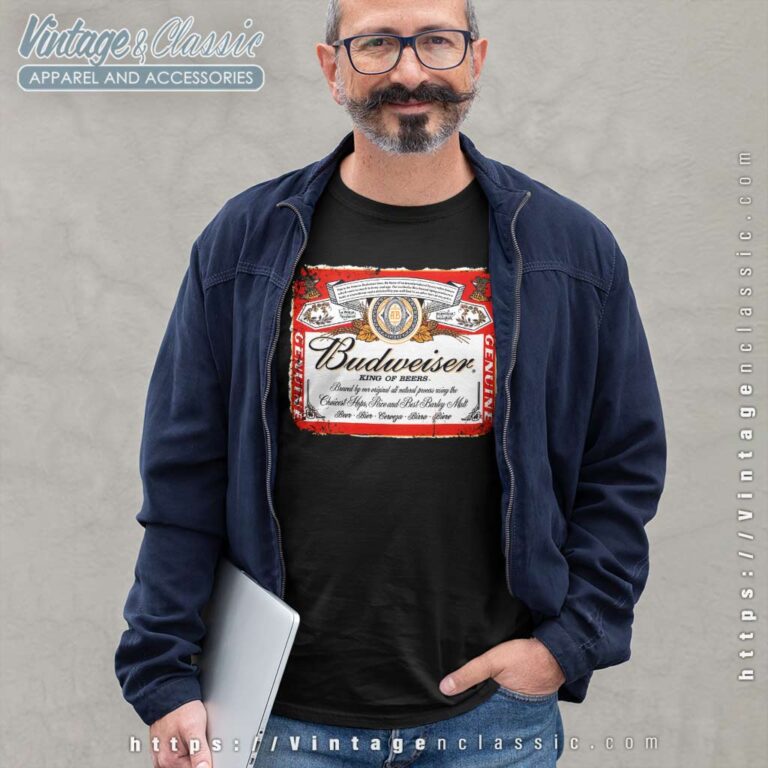 Budweiser Vintage Label Long Sleeve Tee Budweiser Vintage Label Long Sleeve Tee