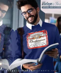 Budweiser Vintage Label Sweatshirt