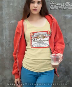 Budweiser Vintage Label Tank Top Racerback