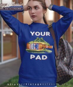 Budweiser Vintage Your Pad Or Mine Sweatshirt