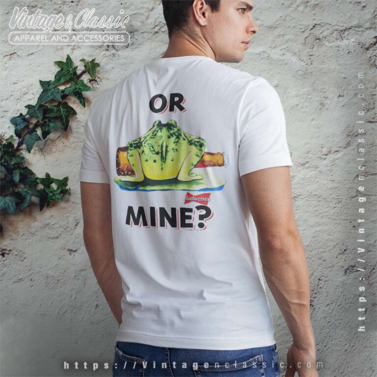 Budweiser Vintage Your Pad Or Mine T Shirt Back Side Budweiser Vintage Your Pad Or Mine T Shirt Back Side