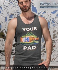Budweiser Vintage Your Pad Or Mine Tank Top Racerback