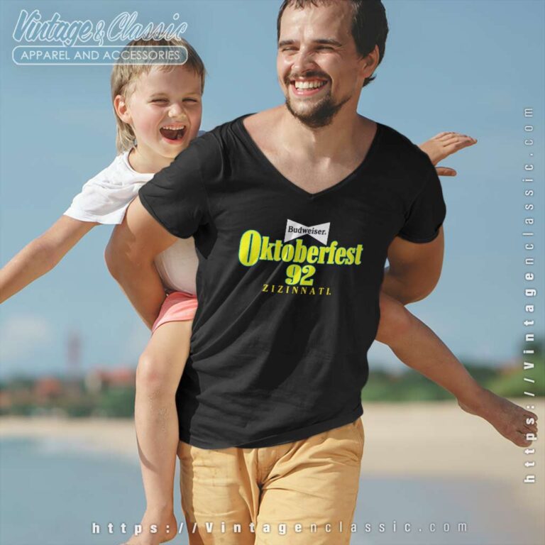 Budweiser Zinzinnati Oktoberfest 92 V Neck TShirt Budweiser Zinzinnati Oktoberfest 92 V Neck TShirt