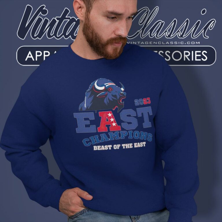 Buffalo Bills 2023 Afc East Champions Beast Of The East Sweatshirt Buffalo Bills 2023 Afc East Champions Beast Of The East Sweatshirt