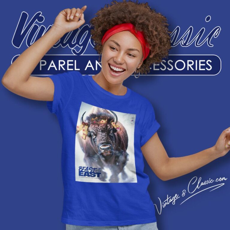 Buffalo Bills 2023 Afc East Division Champions Beast Of The East Poster Women T Shirt Buffalo Bills 2023 Afc East Division Champions Beast Of The East Poster Women T Shirt