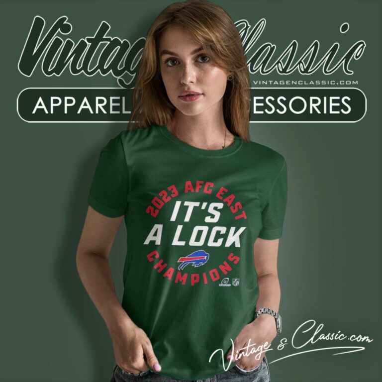 Buffalo Bills 2023 Afc East Division Champions Its A Lock Women T Shirt Buffalo Bills 2023 Afc East Division Champions Its A Lock Women T Shirt
