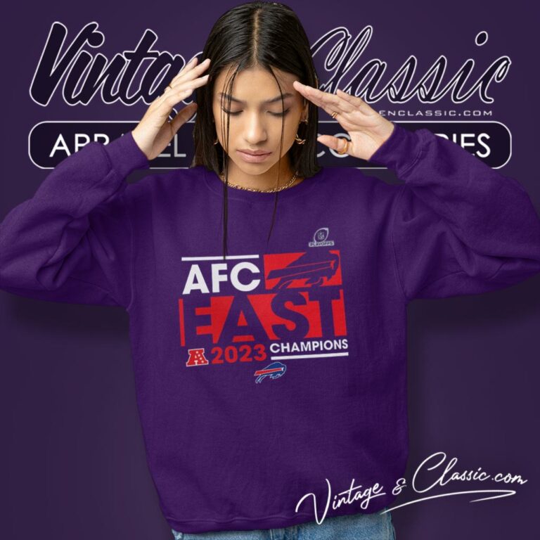 Buffalo Bills 2023 Afc East Division Champions Sweatshirt Buffalo Bills 2023 Afc East Division Champions Sweatshirt