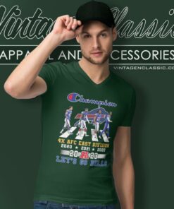Buffalo Bills 4x Afc East Division 2023 Lets Go Bills V Neck TShirt