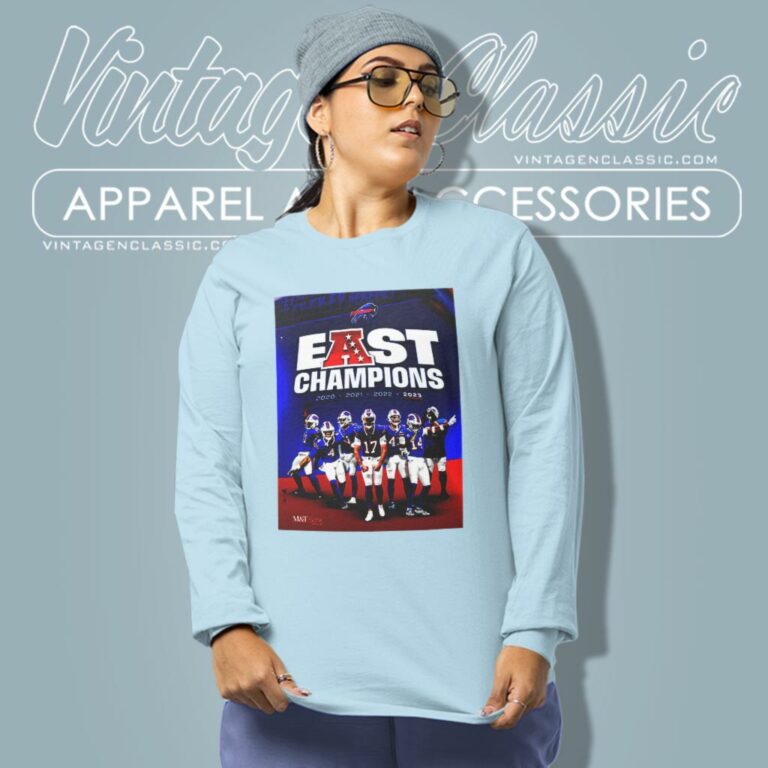 Buffalo Bills Afc East Champions 2020 2023 Long Sleeve Tee Buffalo Bills Afc East Champions 2020 2023 Long Sleeve Tee