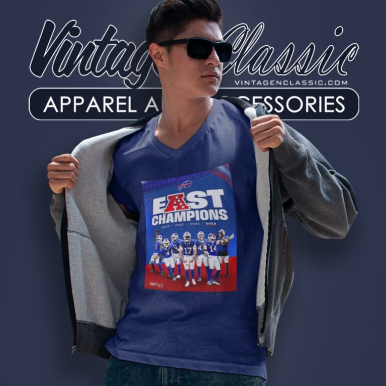 Buffalo Bills Afc East Champions 2020 2023 V Neck TShirt Buffalo Bills Afc East Champions 2020 2023 V Neck TShirt