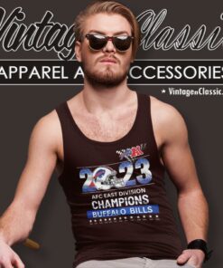 Buffalo Bills Afc East Champions Since 1964 2023 Tank Top Racerback