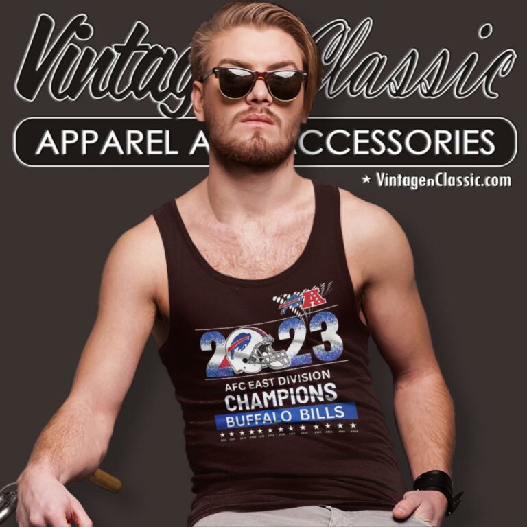 Buffalo Bills Afc East Champions Since 1964 2023 Tank Top Racerback Buffalo Bills Afc East Champions Since 1964 2023 Tank Top Racerback