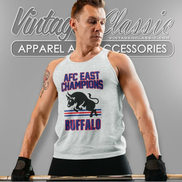 Buffalo Bills Afc East Champions Tank Top Racerback Buffalo Bills Afc East Champions Tank Top Racerback