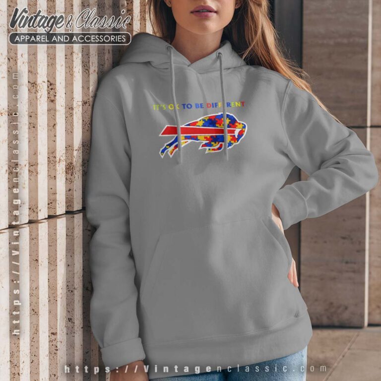 Buffalo Bills Autism Its Ok To Be Different Hoodie Women Buffalo Bills Autism Its Ok To Be Different Hoodie Women
