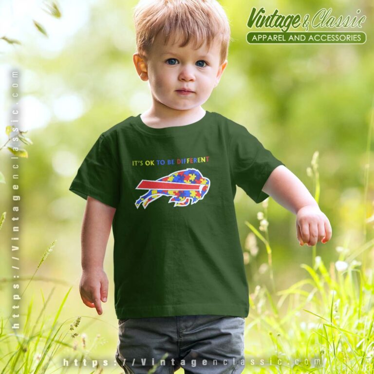 Buffalo Bills Autism Its Ok To Be Different Tshirt Kid Buffalo Bills Autism Its Ok To Be Different Tshirt Kid