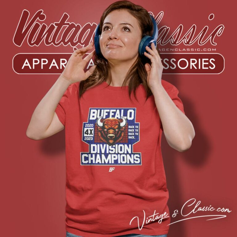 Buffalo Bills Back To Back 4x Division Champions Women T Shirt Buffalo Bills Back To Back 4x Division Champions Women T Shirt