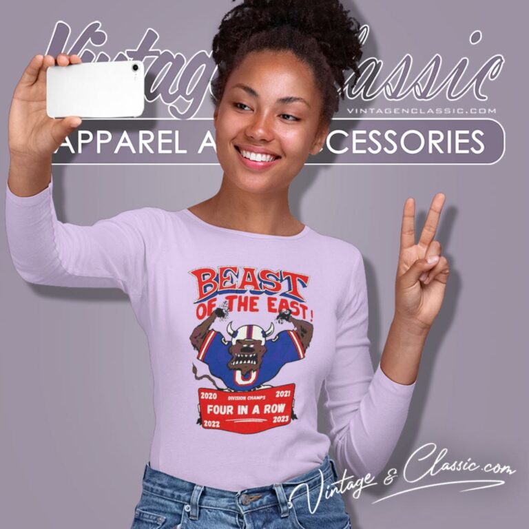 Buffalo Bills Beast Of The East Division Champions Four In A Row 2020 2023 Long Sleeve Tee Buffalo Bills Beast Of The East Division Champions Four In A Row 2020 2023 Long Sleeve Tee