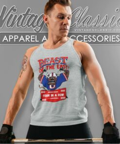 Buffalo Bills Beast Of The East Division Champions Four In A Row 2020 2023 Tank Top Racerback
