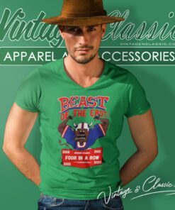 Buffalo Bills Beast Of The East Division Champions Four In A Row 2020 2023 V Neck TShirt