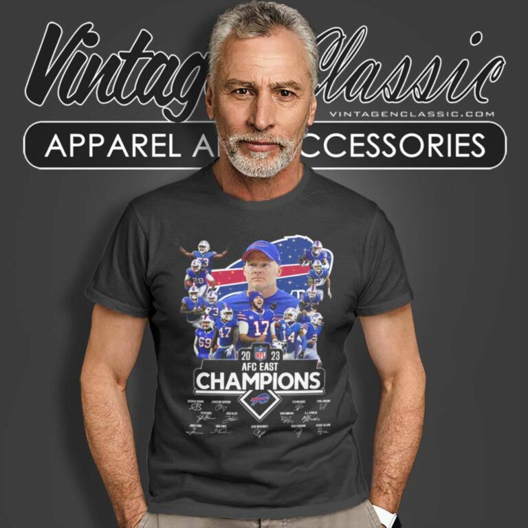 Buffalo Bills Champions Team Signature T Shirt Buffalo Bills Champions Team Signature T Shirt