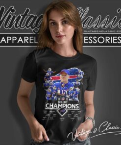 Buffalo Bills Champions Team Signature Women TShirt
