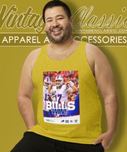 Buffalo Bills Defeat Kansas City Chiefs 20 17 Bills Win Tank Top Racerback