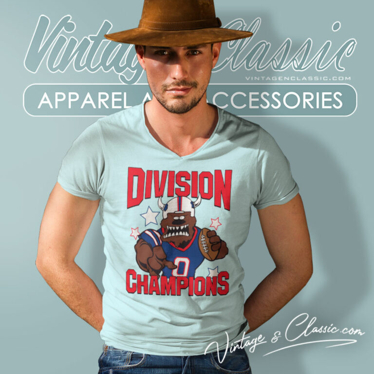 Buffalo Bills Division Champions Football V Neck TShirt Buffalo Bills Division Champions Football V Neck TShirt
