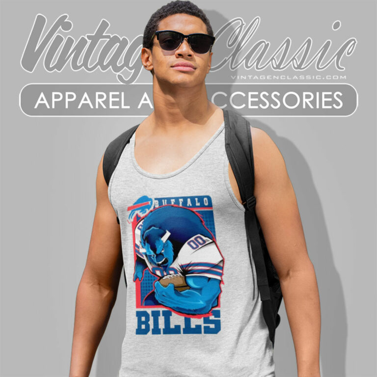 Buffalo Bills Eric Poole Tank Top Racerback Buffalo Bills Eric Poole Tank Top Racerback