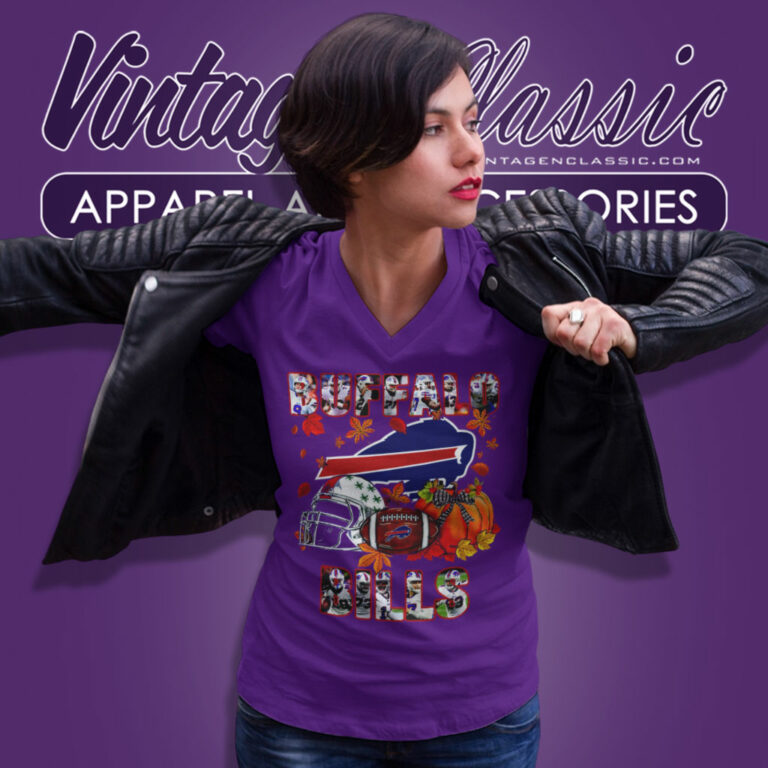 Buffalo Bills Fall Player Face V Neck TShirt Buffalo Bills Fall Player Face V Neck TShirt