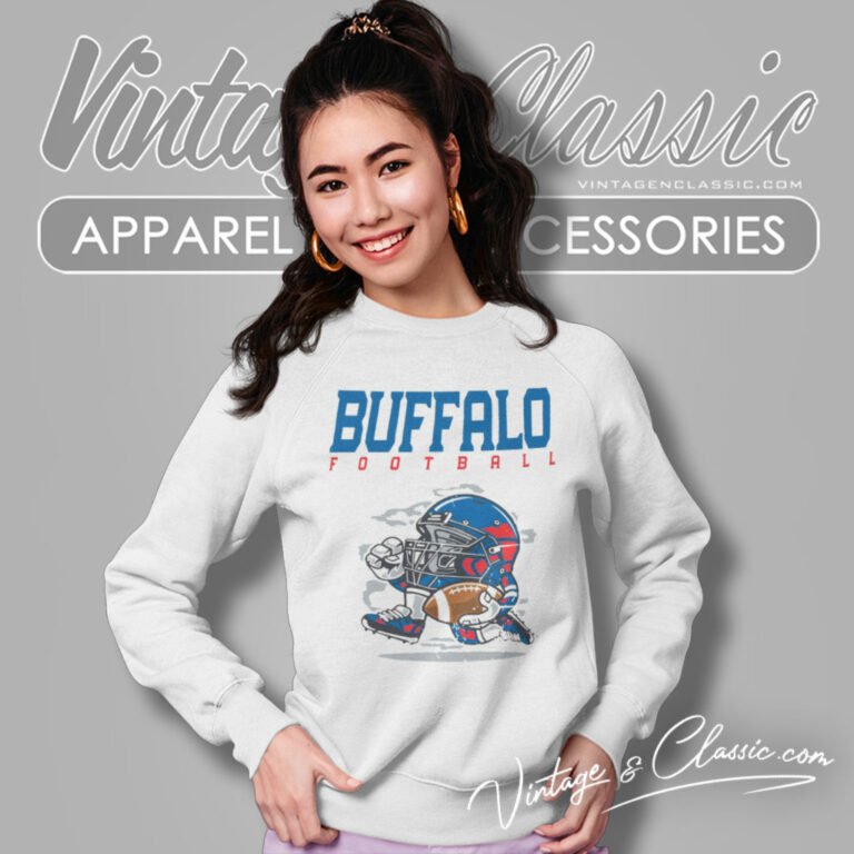 Buffalo Bills Football Helmet Vintage Sweatshirt Buffalo Bills Football Helmet Vintage Sweatshirt