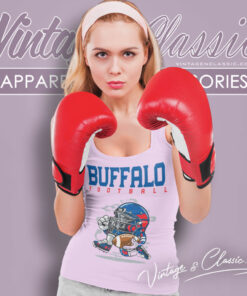 Buffalo Bills Football Helmet Vintage Tank Top Racerback