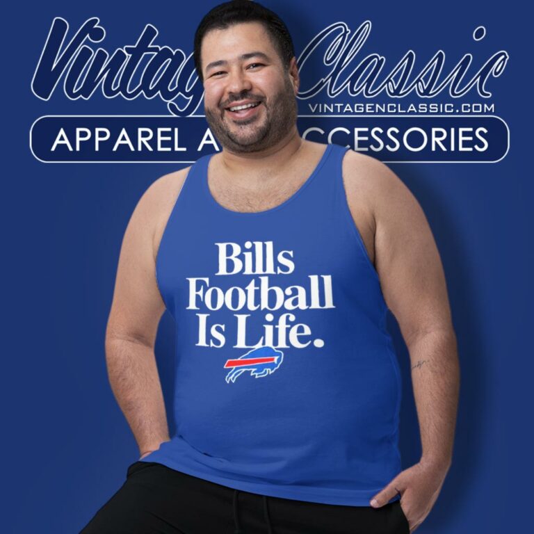 Buffalo Bills Football Is Life Tank Top Racerback Buffalo Bills Football Is Life Tank Top Racerback