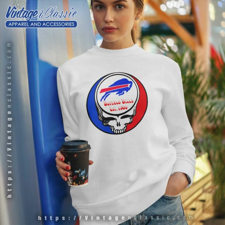 Buffalo Bills Grateful Dead Steal Your Face Sweatshirt Buffalo Bills Grateful Dead Steal Your Face Sweatshirt