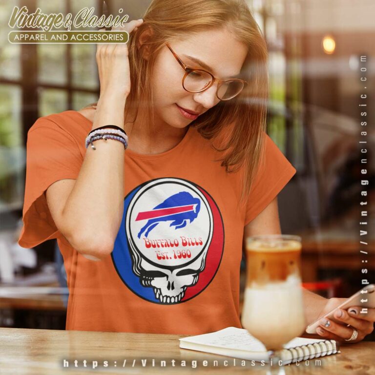 Buffalo Bills Grateful Dead Steal Your Face Women TShirt Buffalo Bills Grateful Dead Steal Your Face Women TShirt