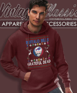 Buffalo Bills Grateful Dead Ugly Christmas Hoodie