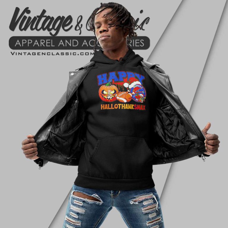 Buffalo Bills Hallothanksmas Halloween Thanksgiving Christmas Hoodie Buffalo Bills Hallothanksmas Halloween Thanksgiving Christmas Hoodie