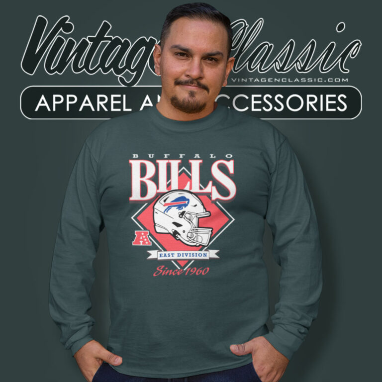 Buffalo Bills Helmet East Division Long Sleeve Tee Buffalo Bills Helmet East Division Long Sleeve Tee
