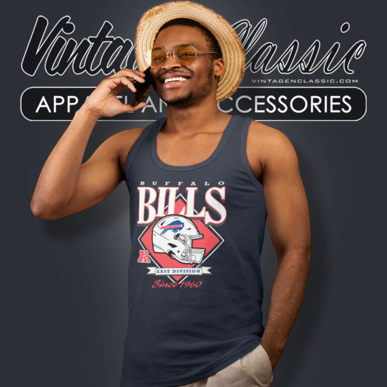 Buffalo Bills Helmet East Division Tank Top Racerback Buffalo Bills Helmet East Division Tank Top Racerback