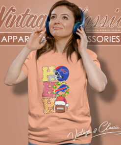 Buffalo Bills Hohoho Christmas Women T Shirt