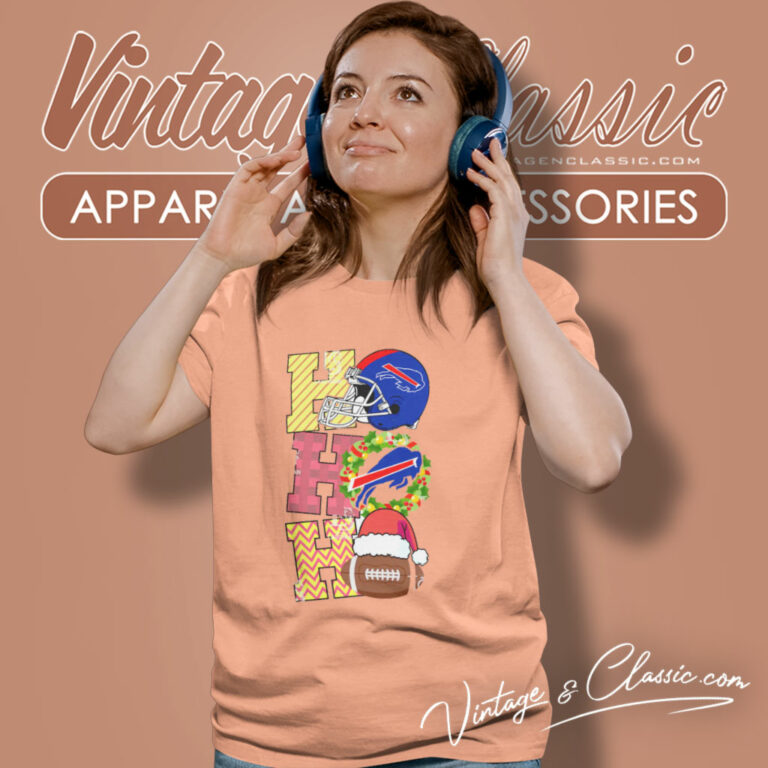 Buffalo Bills Hohoho Christmas Women T Shirt Buffalo Bills Hohoho Christmas Women T Shirt