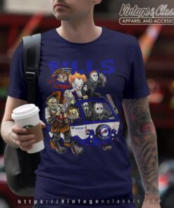 Buffalo Bills Horror Movies Characters Halloween Shirt T shirt