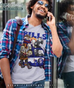Buffalo Bills Horror Movies Characters Halloween Shirt