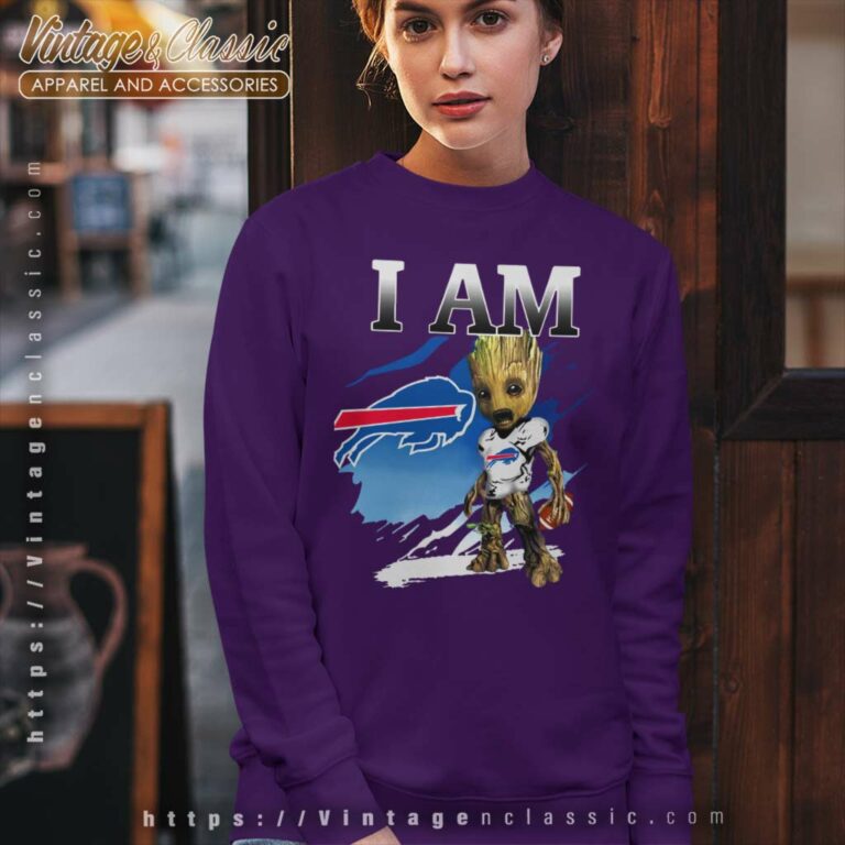 Buffalo Bills I Am Groot Nfl Sweatshirt Buffalo Bills I Am Groot Nfl Sweatshirt