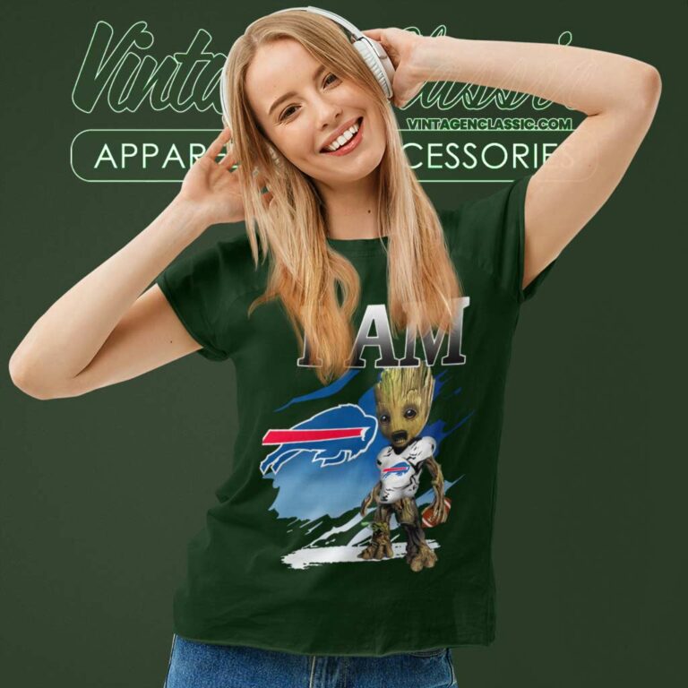 Buffalo Bills I Am Groot Nfl Women TShirt Buffalo Bills I Am Groot Nfl Women TShirt