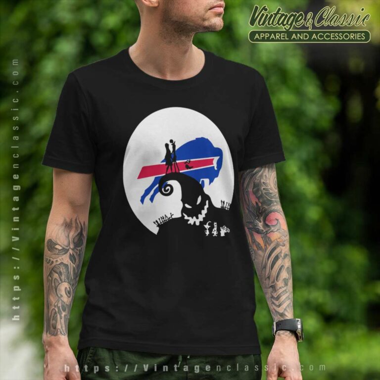 Buffalo Bills Jack Skellington And Sally Halloween T Shirt Buffalo Bills Jack Skellington And Sally Halloween T Shirt