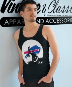 Buffalo Bills Jack Skellington And Sally Halloween Shirt 4 Buffalo Bills Jack Skellington And Sally Halloween Tank Top Racerback