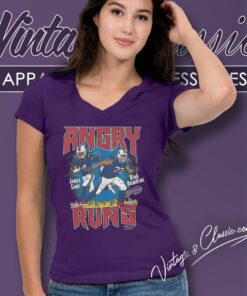 Buffalo Bills James Cook And Dion Dawkins Angry Runs V Neck TShirt