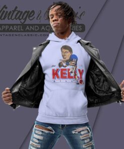 Buffalo Bills Jim Kelly Caricature Hoodie