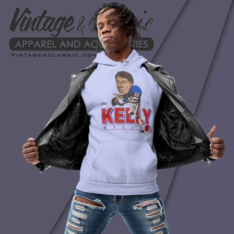 Buffalo Bills Jim Kelly Caricature Hoodie Buffalo Bills Jim Kelly Caricature Hoodie